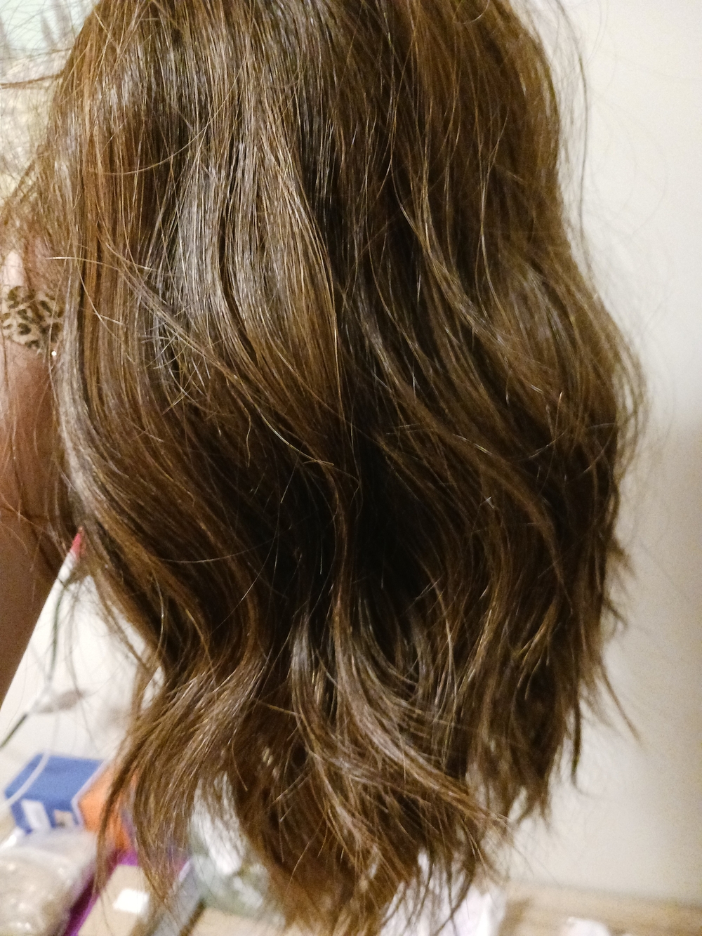 JB Extension Brown With Highlights Wavy Women’s Wig - Brand New Never Worn - Picture 7 of 16